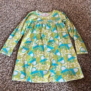 Hanna Andersson Dress - Green/White - Size 110